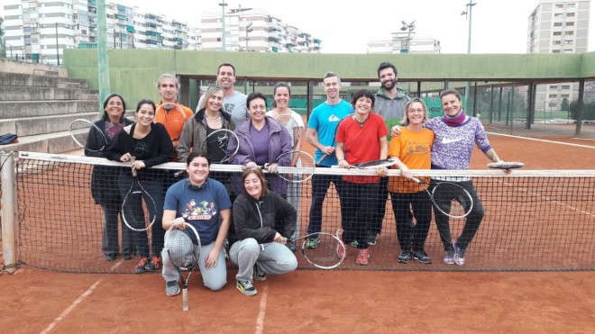 Foto Jornada Laia juga al tennis profesorado