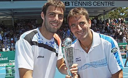 Granollers i Robredo, campóns de dobles a Auckland 2011.