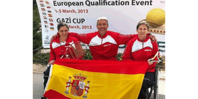 La selecció espanyola femenina de tennis en cadira guanya la prèvia europea del Mundial