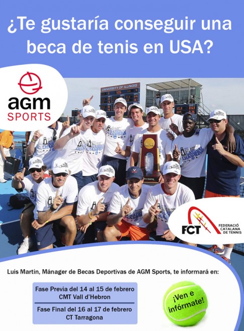Cartel Campeonato Cataluña Tenis