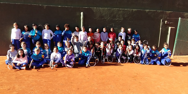Trobada escolar "Laia juga al Tennis" - FCT al CT Barcino 