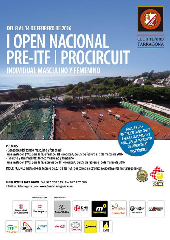 cartell PRE ITF 2016